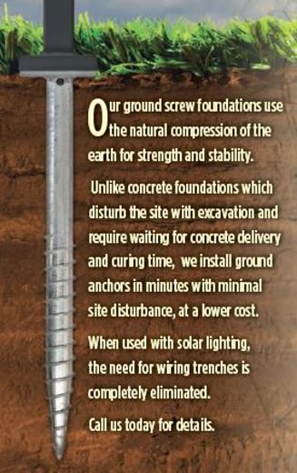 Ground Screw Foundations